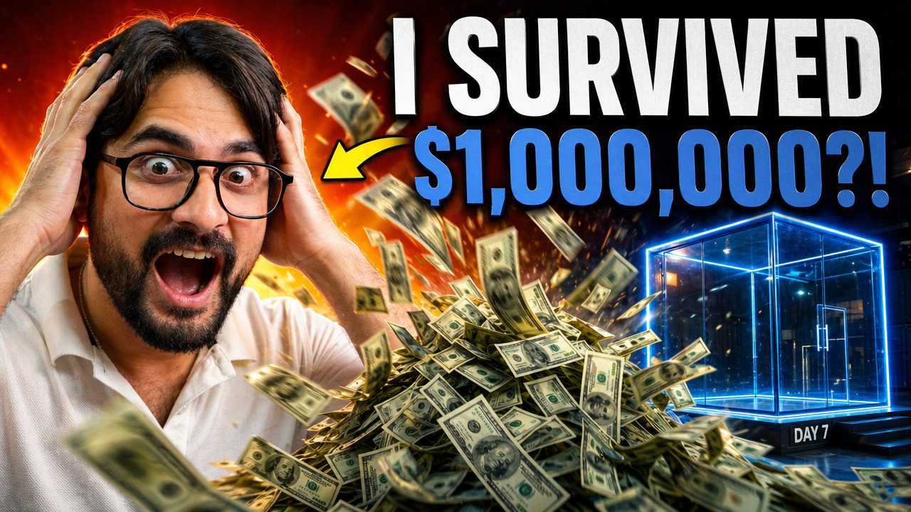 Demo thumbnail — I survived $1M in a glass box